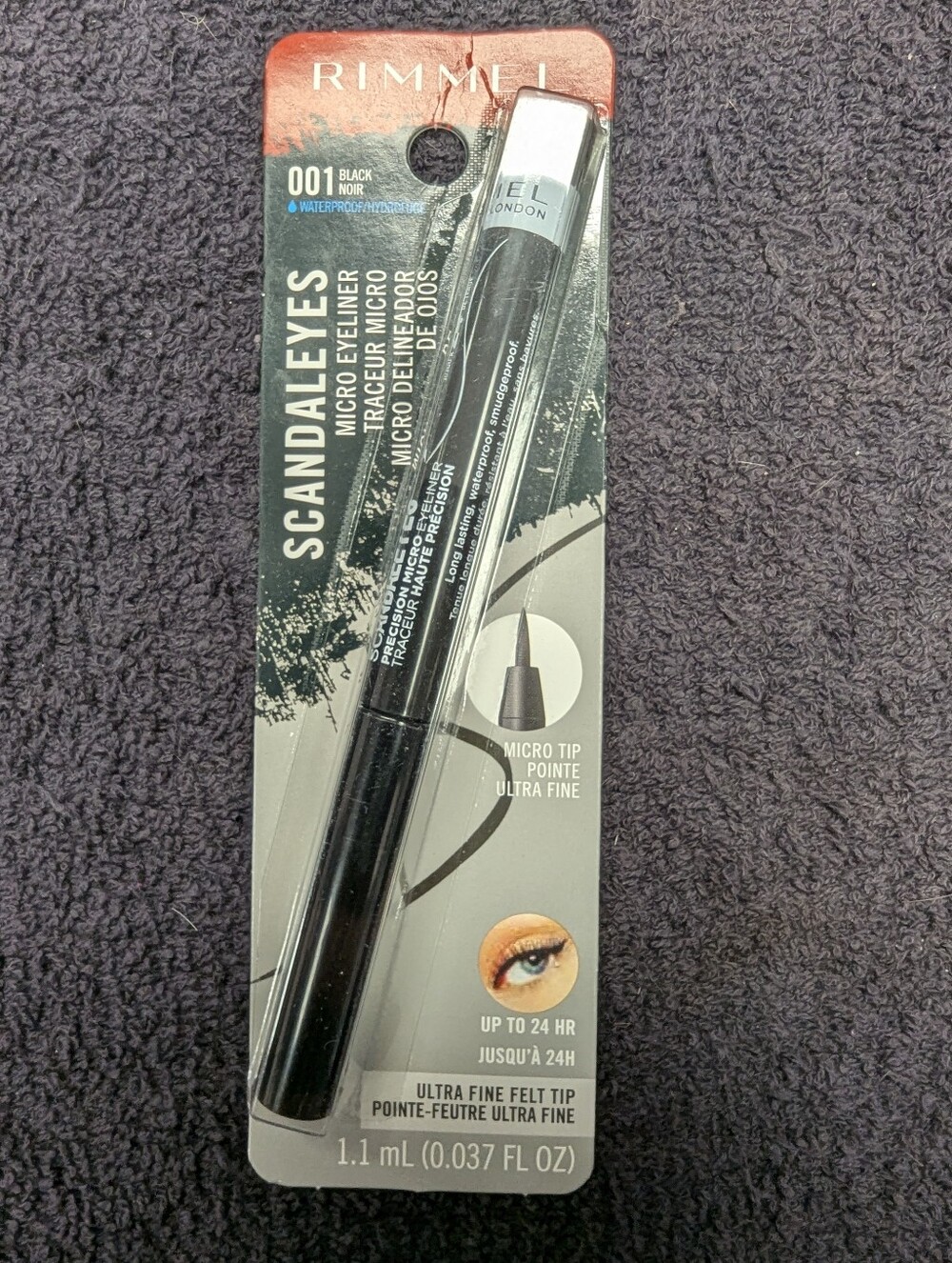 Rimmel London Scandaleyes Micro Tip Eyeliner — Black